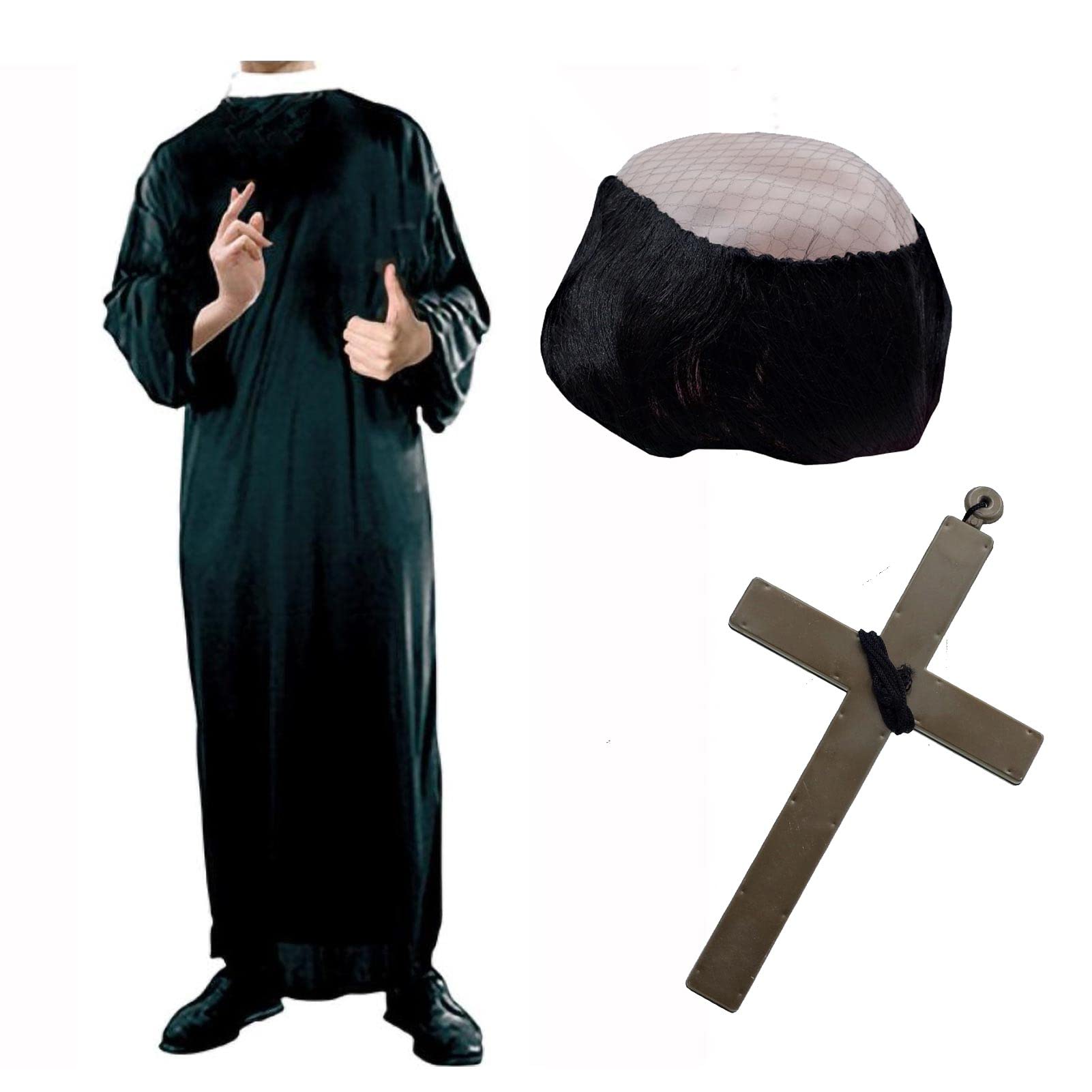 

Priest Missionary Christian Cosplay Costume for Halloween Events [ZERONOWA] (Xavier)