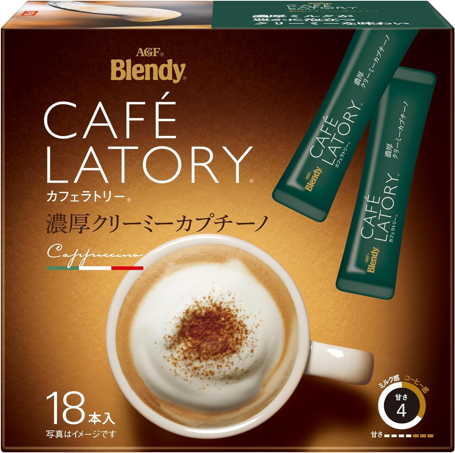 

AGF Blendy Cafe Latry Stick Rich Creamy Cappuccino 18 шт.