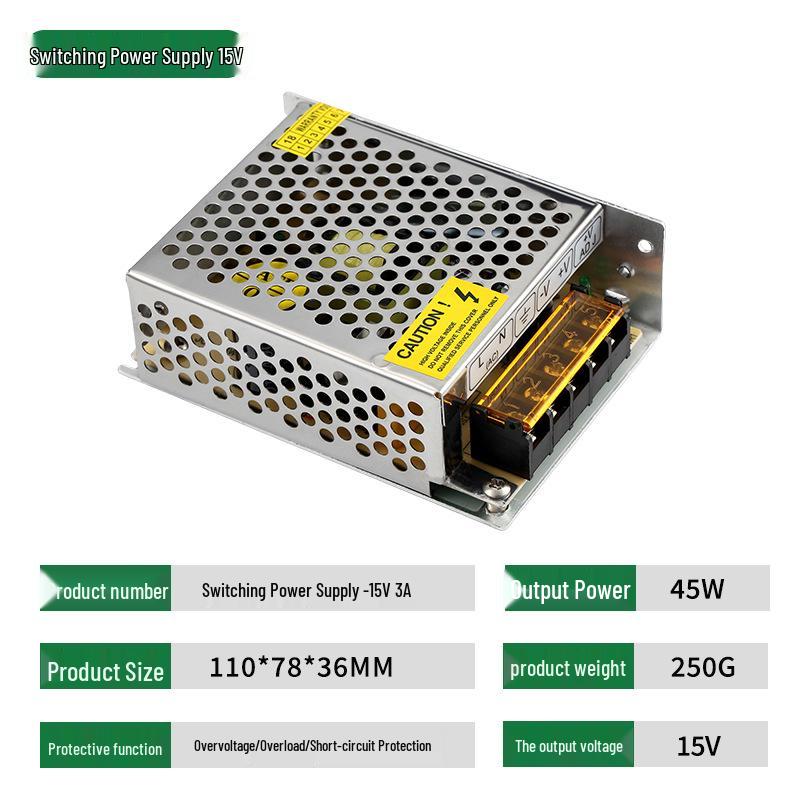 15V 150W LED Security Monitoring Switching Power Supply