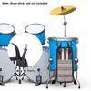 Drum Stick Bag Drumsticks Mallet Case Oxford Fabric with Hanging Hooks Wear Resistant Portable Drum Stick Holder