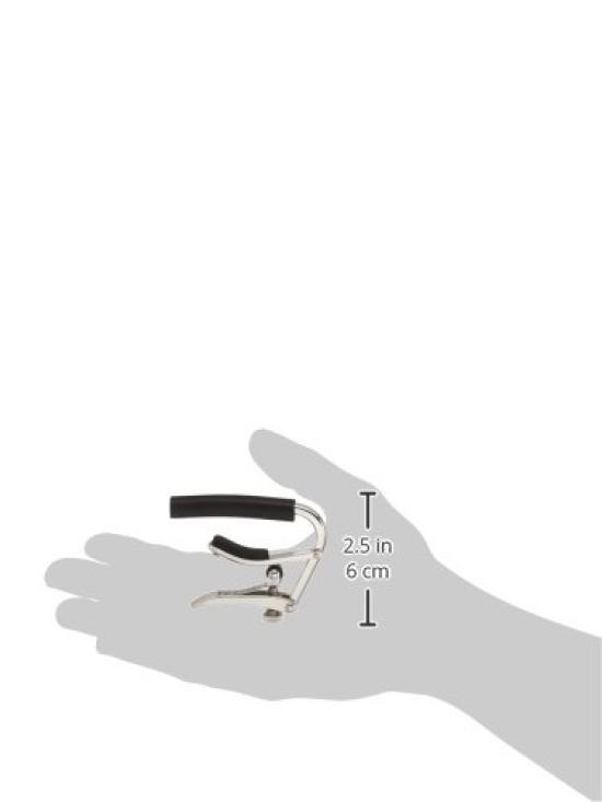 SHUBB Capo for Nickel Electric/Acoustic Guitar, C-3,