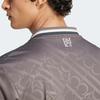 Adidas Originals REAL MADRID Series Men's Charcoal-colored Lettered Casual Short-sleeved Football Jersey