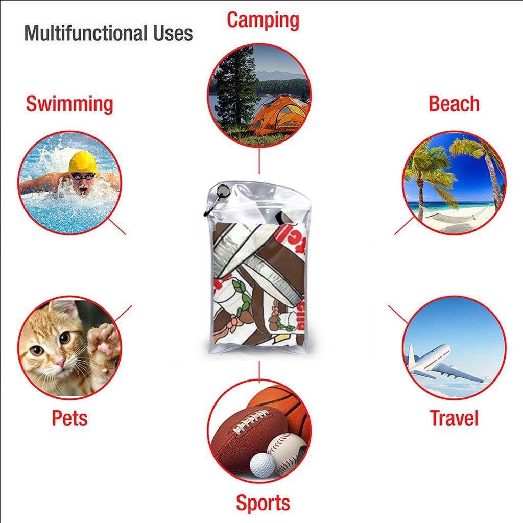 Jar Of Nutella Chocolate Beach Towel Soft Microfiber Quick Dry Absorbent Quick Towels For Mountain Climbing
