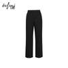 Eifini Women's Acetate Wool Straight-Leg Casual Pants