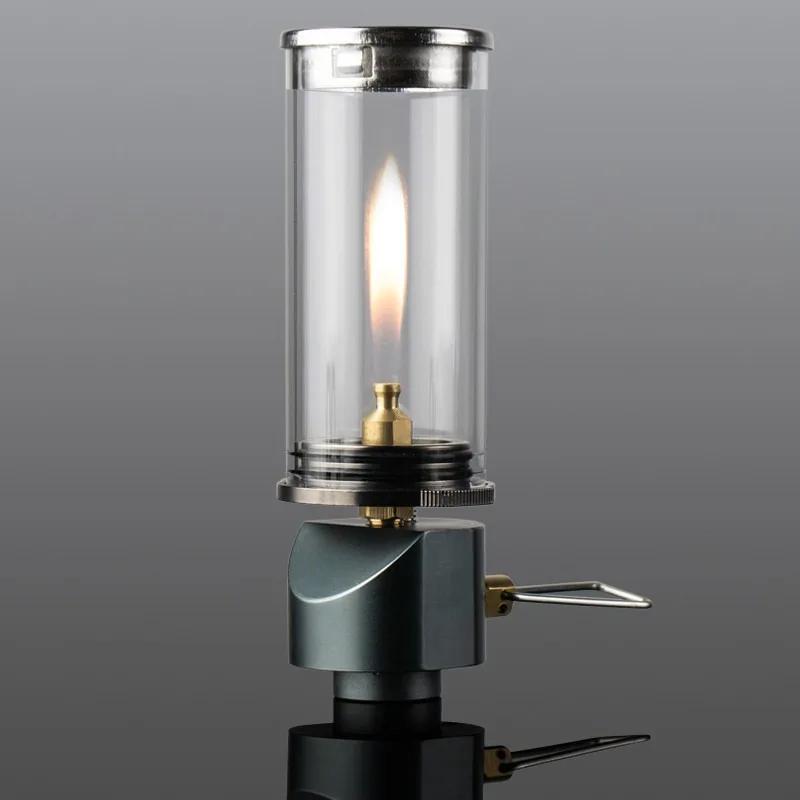 

BRS Сверхлегкий уличный газовый фонарь для кемпинга Мини ветрозащитный свечной фонарь Газовая горелка для плиты Бутановый фонарь для кемпинга Осветительное оборудование