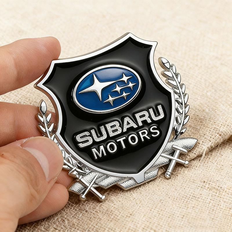Tvar štítu Auto Znak Odznak Kovový 3D Samolepka na Karoserii Pro Subaru Impreza Legacy WRX STI BRZ Forester Outback Crosstrek
