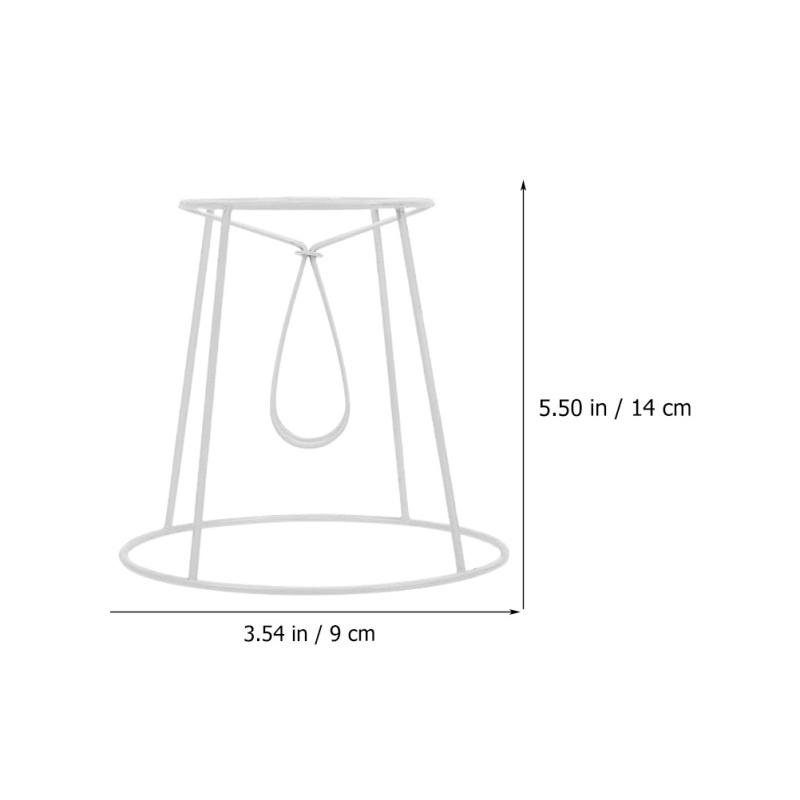 3 stk Lampeskjermramme Metall Lampeskjermstativ Bordlampeskjermramme DIY Lamperamme