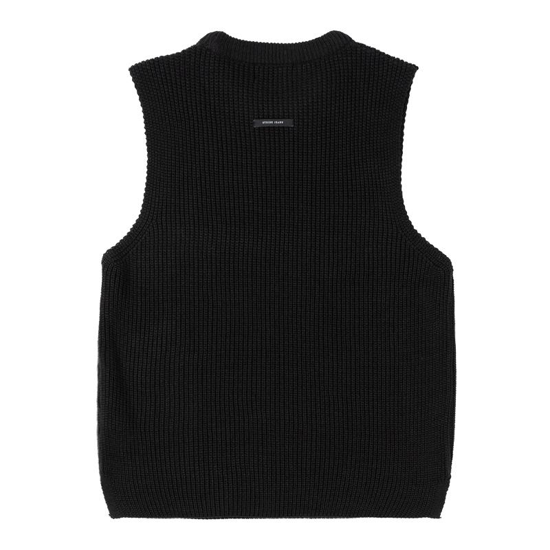 Seuteulaikeu Unknown Knit Vest (Black)