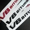Car 3D Black Logo V8 BITURBO Emblem Car Fender Badge For Mercedes Benz C63 G63 E63 S63 W222 W223 W213 W212 W205 W204 Accessories MU8