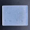 Small Expression Quicksand Silicone Mold Keyring Pendant Handmade Ornament Mold Valentines Day Birthday Gift Jewelry