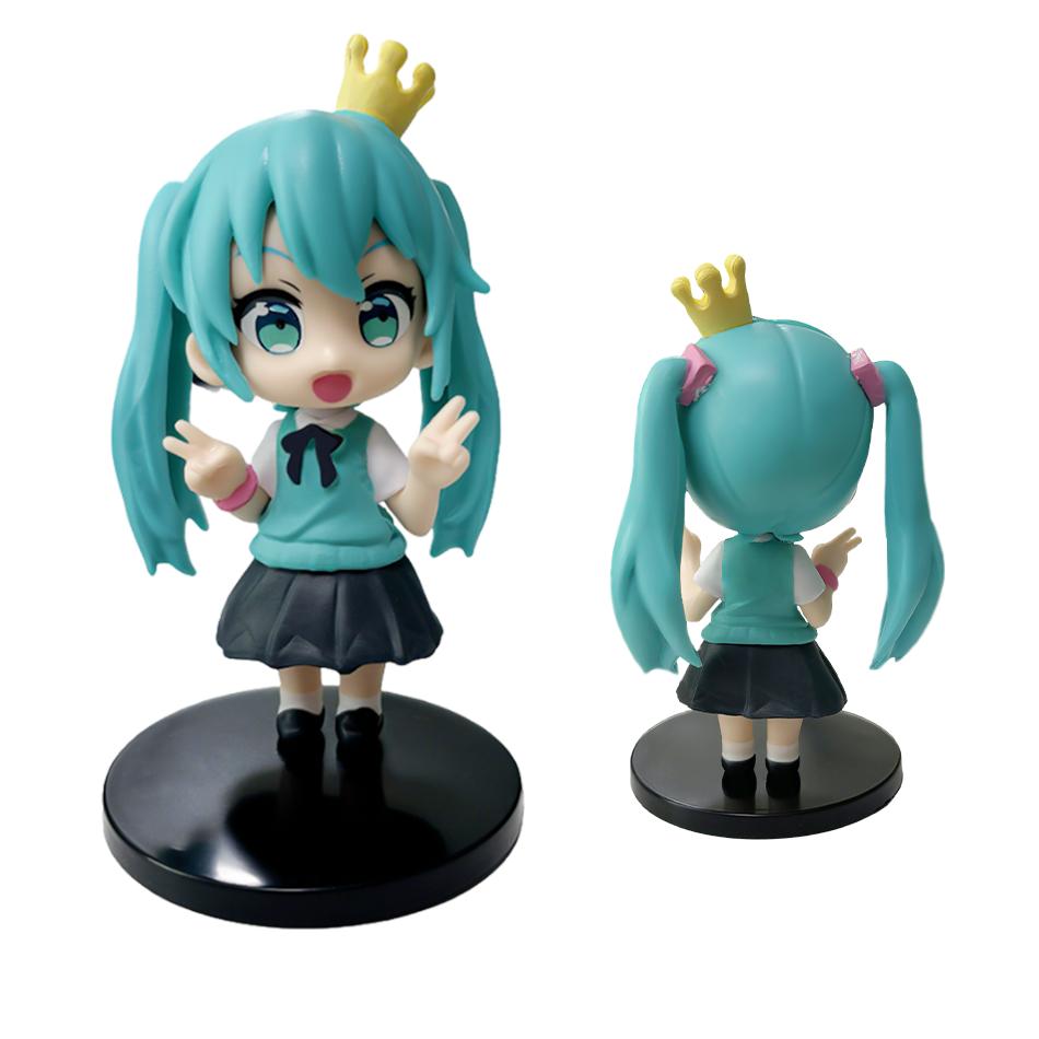 6 PCS Hatsune Miku Q Edition Series Handmade Blind Box Children's Toys Birthday Halloween Christmas Gift Desktop Decoration