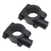 ELIFEPARTS Motorcycle Mirror Mount Clamp Mounting Clamp Mirror Holder 0.3 Inch (8 Mm) Positive Screw Mirror Application Black