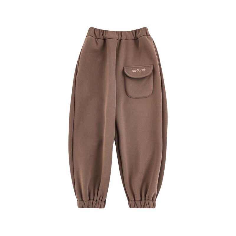 Youyou Boys  Fleece Lined Winter Casual Sweatpants 110 cm