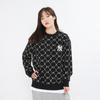 New MLB Old Flower Sweatshirts Unisex Black 3AMTM0314-50BKS