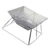 Barbecue Grill Stainless Steel Portable Folding Camping BBQ Charcoal Grill for Home Outdoor Picnic