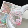 Cartoon Cute  Beaded Kawaii Bracelet  Cinnamoroll Kuromi Imitation  Bracelet High-Value Boudoir Honey Gift