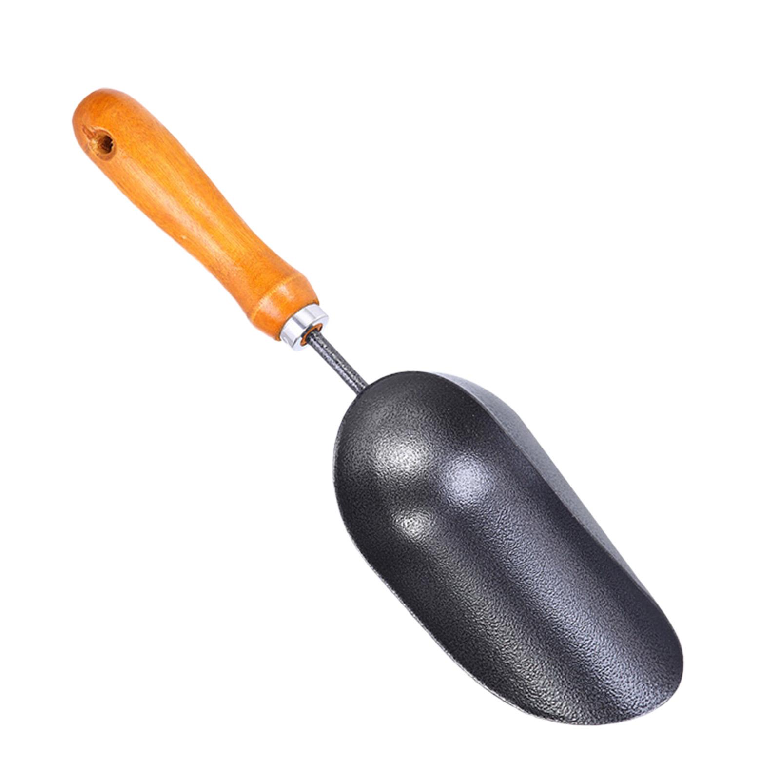 

Gardening Tool Ergonomic Handle Potting Soil Scoops Garden Shovel for Soil Planting Digging Transplanting 1