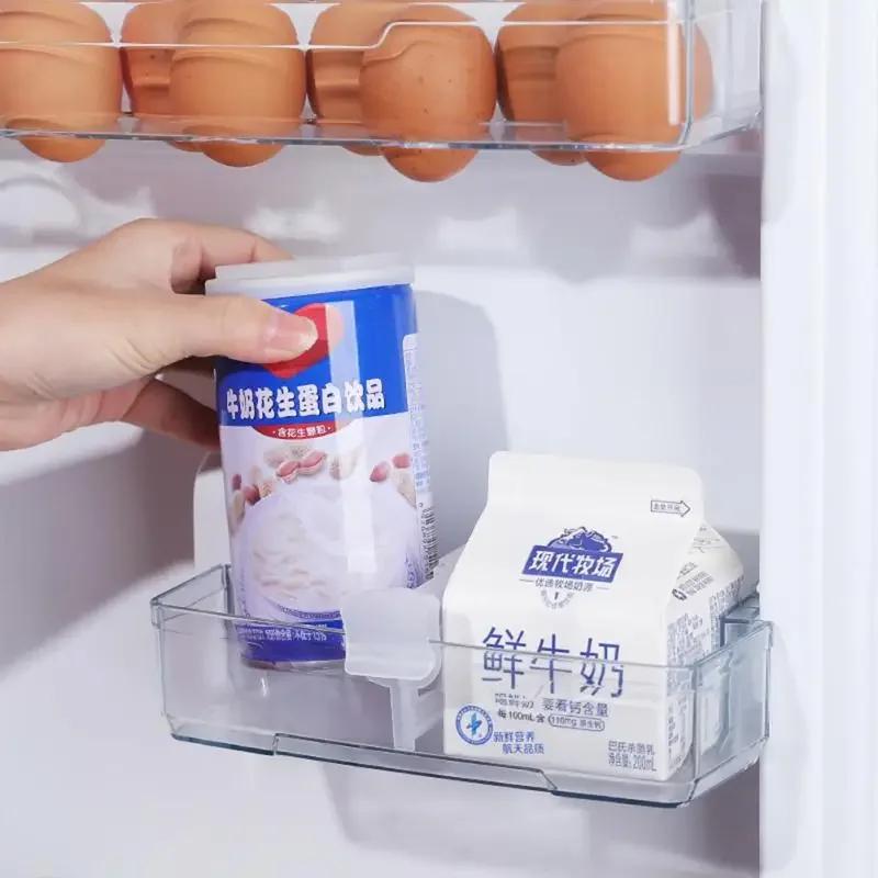 New Plastic Extendable Refrigerator Partition Fridge Shelf Dividers Clip Adjustable Separators Household Kitchen Accessories