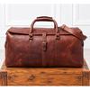 Full Grain Leather Duffle Bag men|Genuine Leather Weekender Bag brown|Leather holdall|Overnight Travel bag|Personalised Gifts for Him Duffel