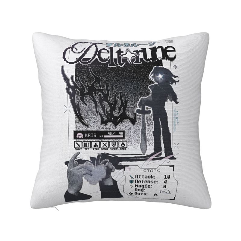Lancer Deltarune Lovely Cushion Cover X Cm Polyester Velvet Throw Pillow Case For Sofa Living Room Decoration Pillowslip