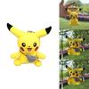 Adorable Pikachu Plush Toy Backpack Keychain Creative Cartoon Doll Gift Accessory