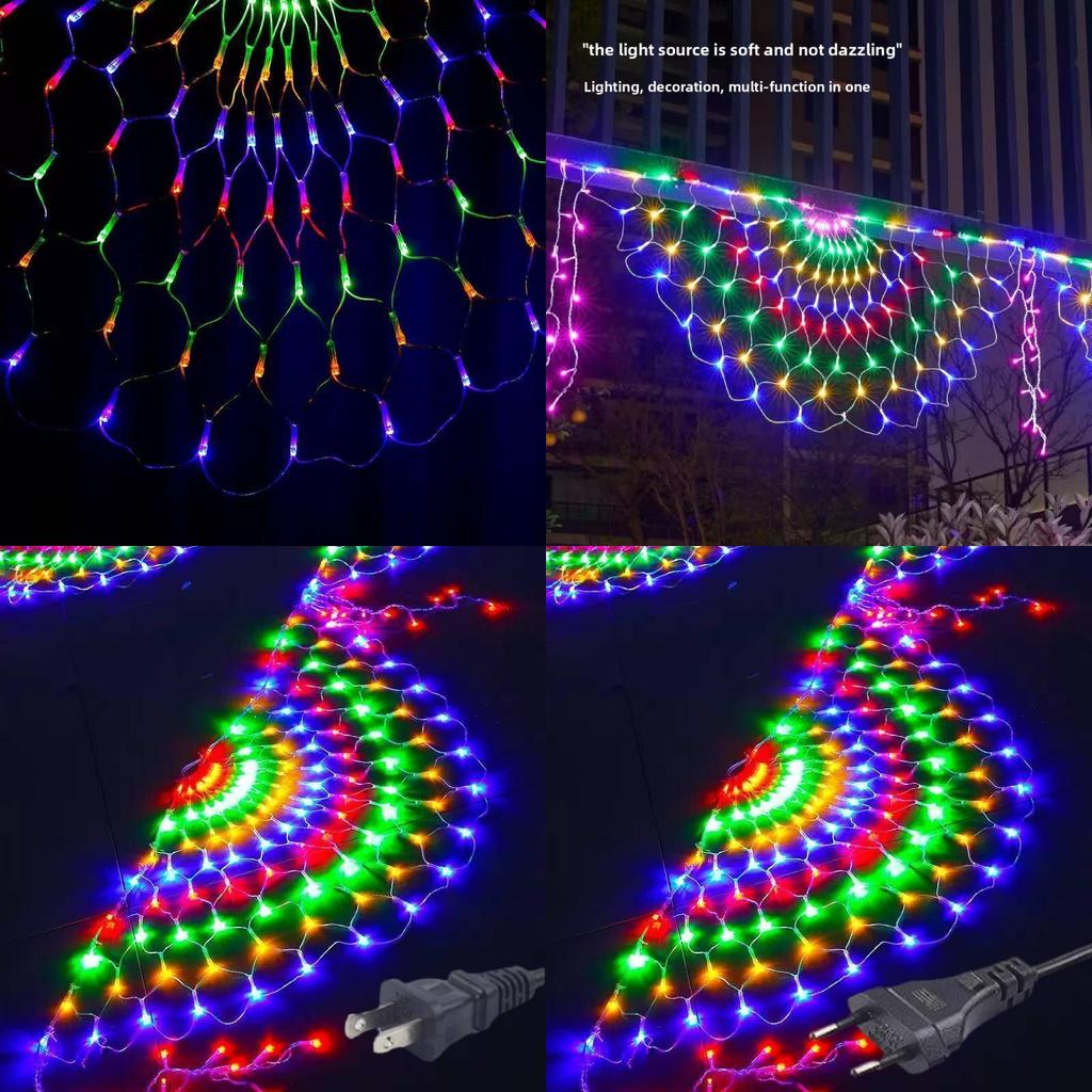 Peacock Outdoor Led Net Light Waterproof For Garden And Patio Decoration