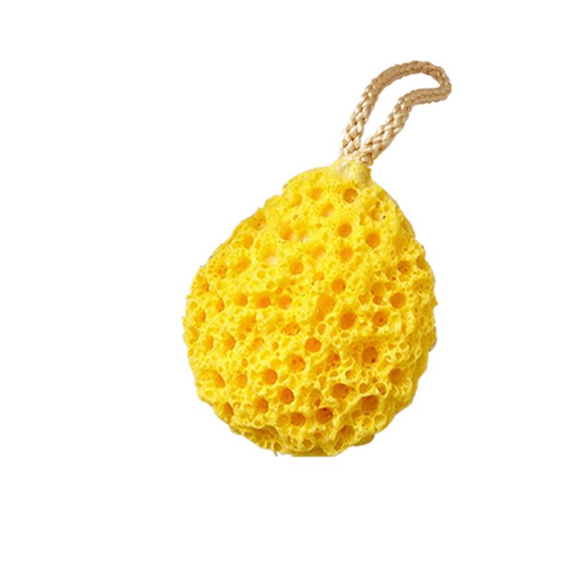 Japanese Honeycomb Exfoliating Bath Ball: Cute, Non-Dispersing Sponge for Children & Women