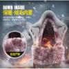 Winter Cotton Shoes for Men High-Top Outdoor Hiking with Plush Insulation Casual Short Boots Men with Waterproof Snow Boots