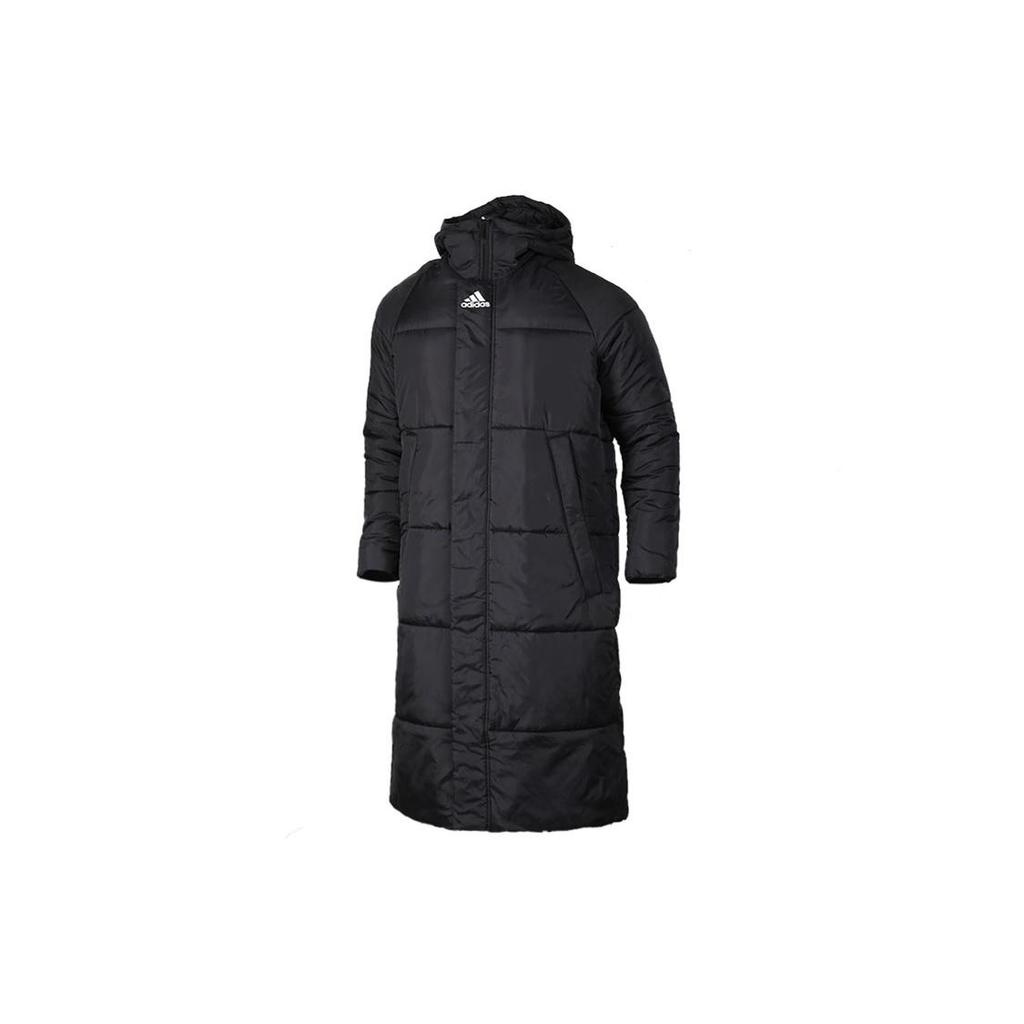 Adidas Parka Coats Men's Black Hooded Moderate DZ1436