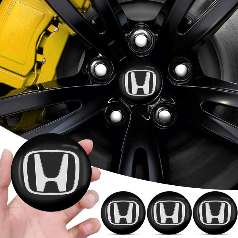 4pcs 56mm/60mm Car Wheel Center Hub Center Sticker Cap Rim Hub Dustproof Cover Emblemem for Honda Mugen Power Honda Civic Accord CRV Hrv Jazz
