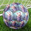 1pc Pig Lavender Bucket Durable Size 5 Soccer Ball Professional Match Training Football Indoor &Outdoor Sports Ball p60137