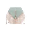 Hexagon Shape Straw PU Leather Handbag Women Summer Rattan Bag Handmade Woven Beach Bohemia Chain Strap Shoulder Crossbody Bags