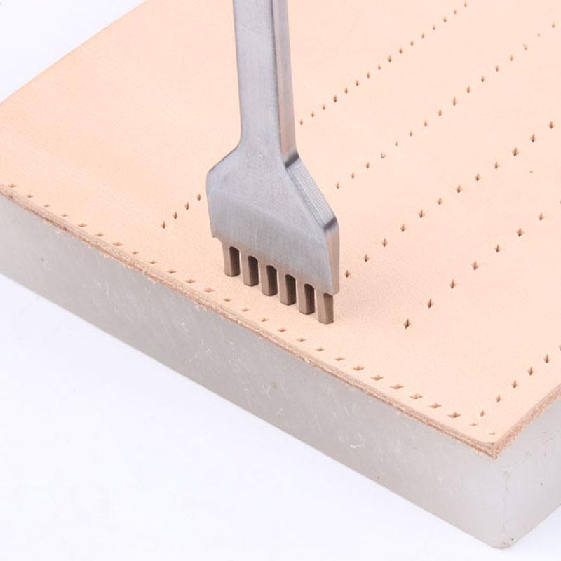 Outil de coupe en acier blanc avec diamant, cutter plat oblique pour l'artisanat DIY du cuir, kit d'artisanat du cuir, outils de couture et de poinçonnage, 345