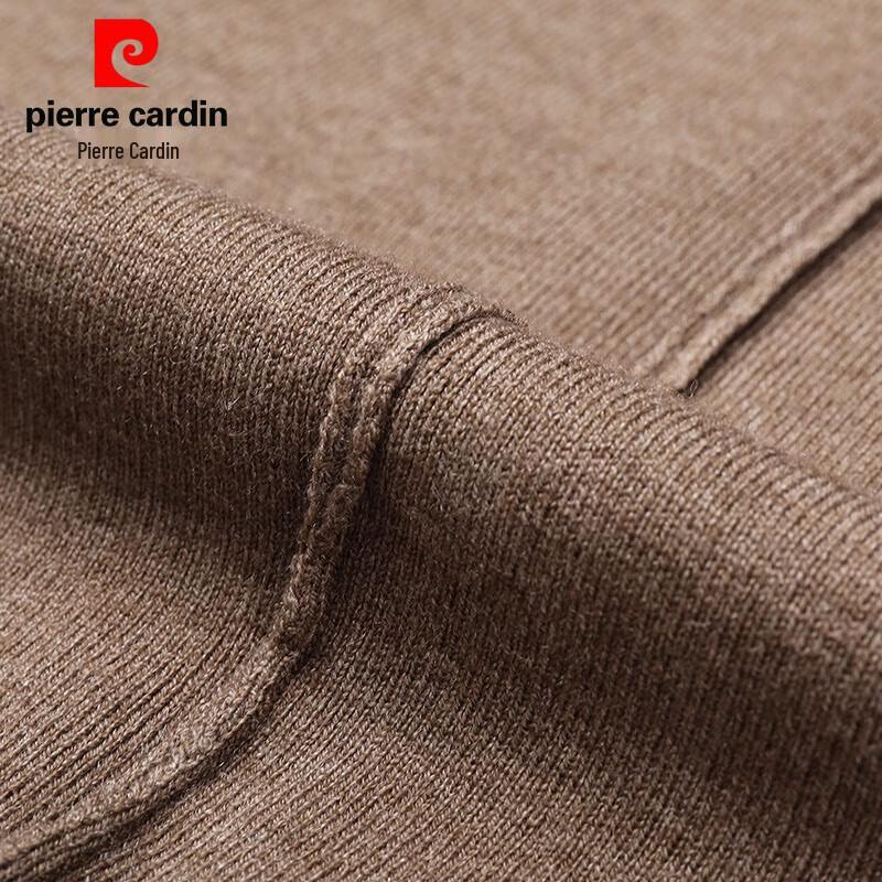 Pierre Cardin Men's V-Neck Short Sleeve Wool Blend Knit Sweater