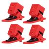 4 Pcs Circuit Breaker Lockout Device High Temperature Resistant Clamp On Single Pole Breaker Lock Out 120 277V