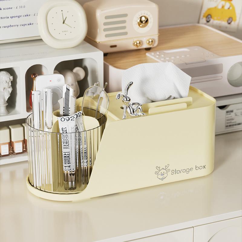 

Легкая роскошная коробка для салфеток, журнальный столик для гостиной, креативный домашний ящик для хранения, настольный многофункциональный ящик для хранения с дистанционным управлением