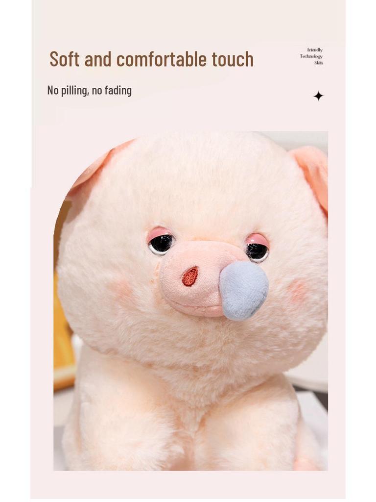 Snotty Pig Doll: Plush Pull-Out Piggy Toy - A Fun, Amusing Gift for Kids & Girls