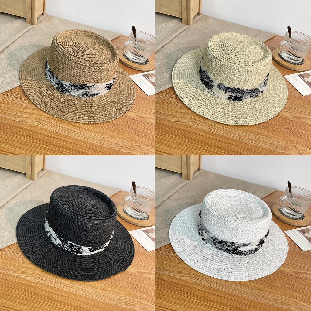Vintage Style Ladies Sun Hat With Breathable Polyester And Adjustable Fit For Outdoors