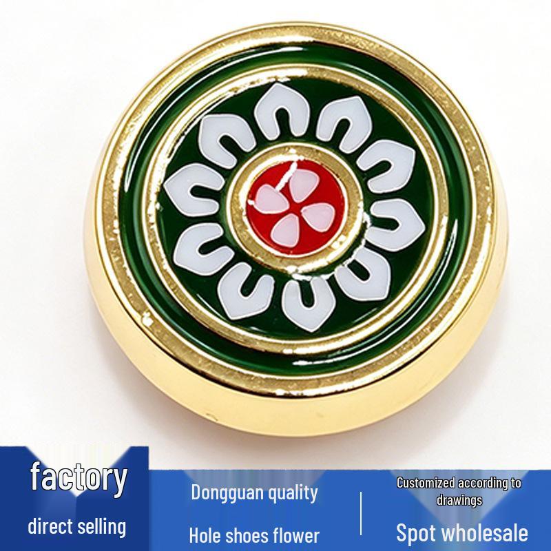 Metal Mahjong Series Versatile Shoe Flower Buckle Decorations