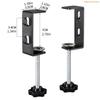 K1AE 2Pcs Desktop Base C Clamps Table Mount Clamps Desk C Clamps Iron Hardware Clamps For Workbench Studio Accessories