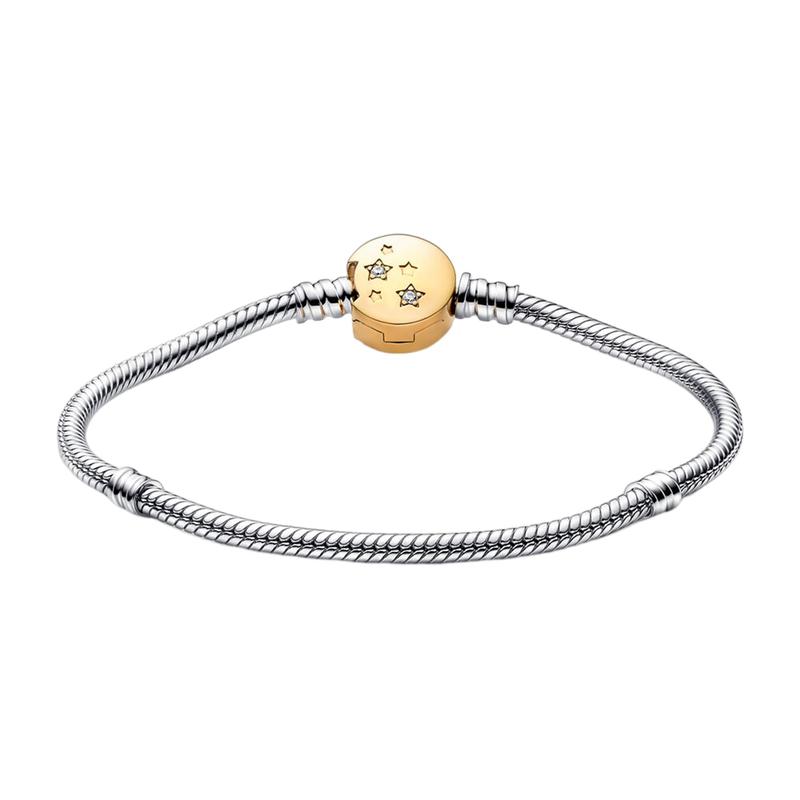 Pandora MOMENTS Meteor Chain Clasp Versatile Bracelet Women's Style 562205C01