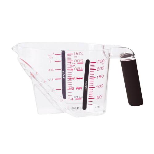 Pearl Metal Softia Top-Mounted Measuring Cup 250, Black