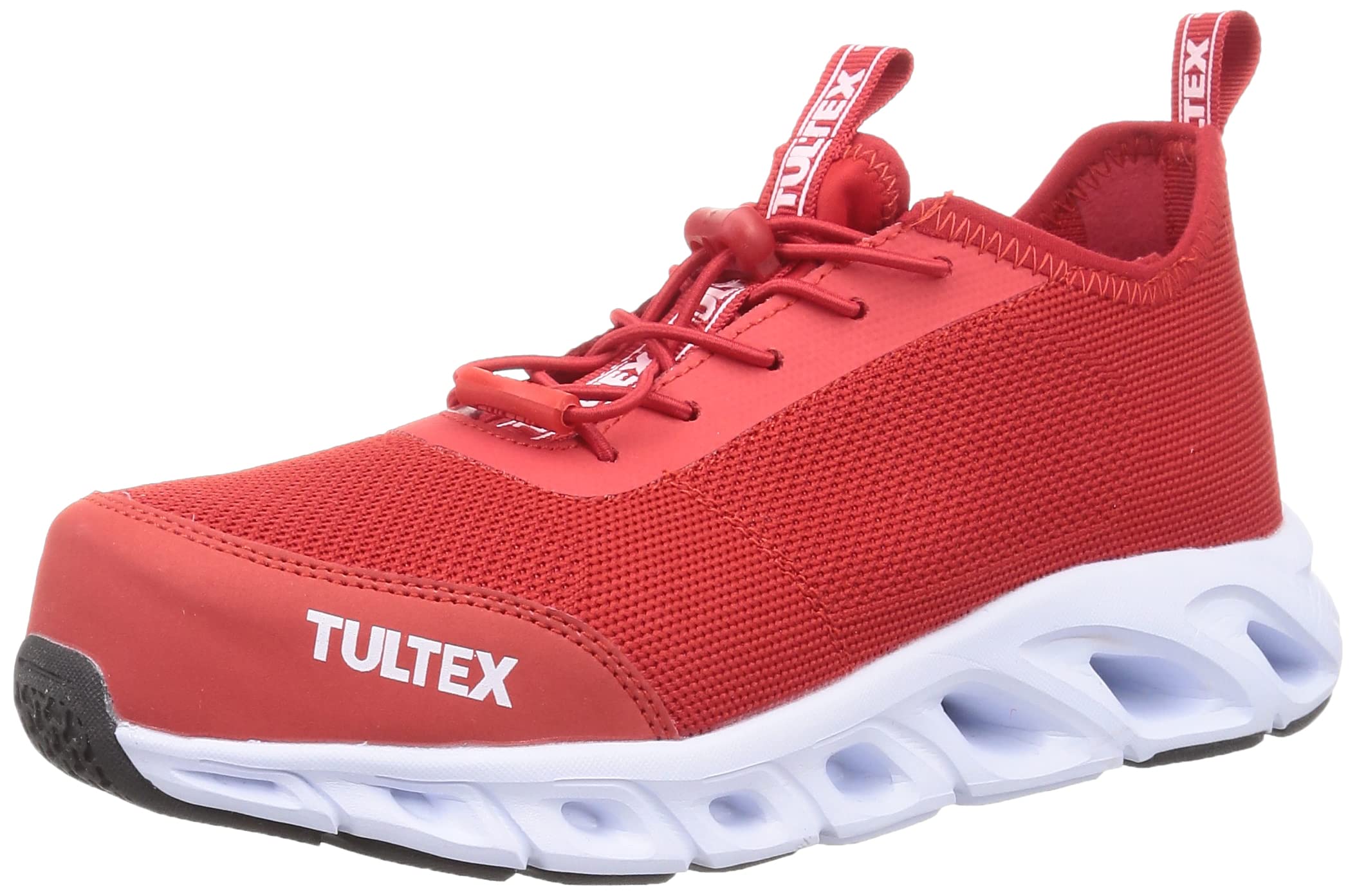 

Tartex AZ51667 Safety Shoes, Work Shoes, Resin Toe Cap, Lightweight, Breathable, Cushioned Knit, Heel Tread, 3E, Red, Size 28.0 cm