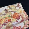 Used 606an102Antique Maru Obi Crane Pine Plum Gold Thread Taisho Roman Retro Modern Fukuro ObiGood condition