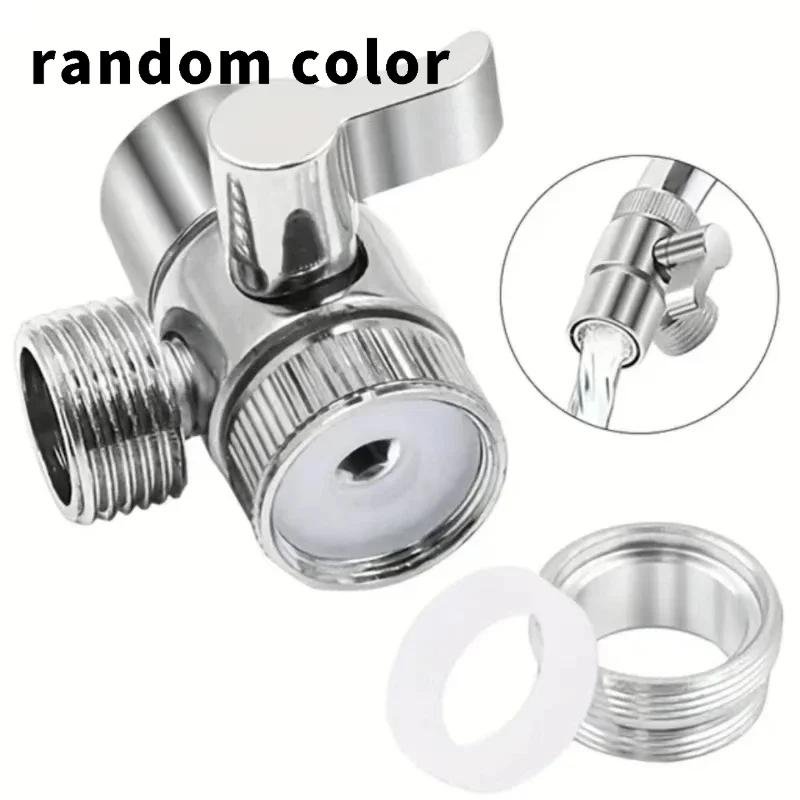 

Universal Faucet Splitter – Kitchen Bathroom Toilet and Shower Diverter Valve, Water Tap Connector with Easy Switch Adapter
