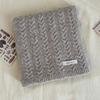 Luochi Women's Japanese Cable Knit Wool Scarf - Winter Warm & Versatile Neck Gaiter for Couples