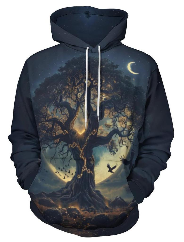 Hoodies for Men Women Novelty 3D Graphic Pullover Sweatshirt Hoodie Cool Funny Galaxy Hoody