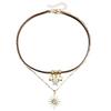 Stylish Sun and Moon Pendant Necklace Clavicle Chain Choker Necklaces Women's Charm Unique Jewelry Gift for Women