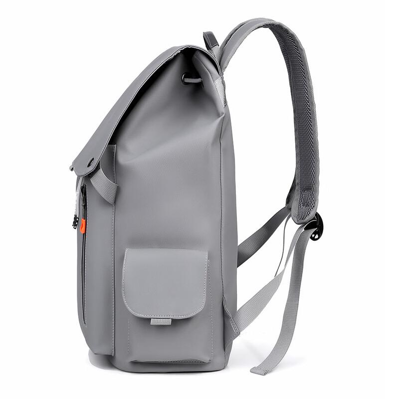 Men's Trendy PU Leather Business Laptop Backpack