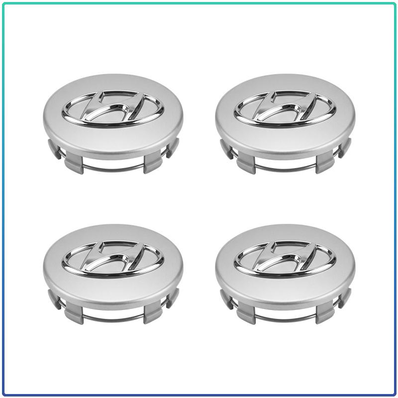 4 st 60MM Bilhjulnavkåpor Fälgskydd Vattentäta Biltillbehör För Hyundai Genesis I10 I20 I30 I40 IX20 IX35 IX25 Accent Azera Elantra